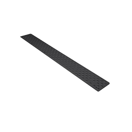 Handi Treads Handi Treads Aluminum Powder Coated Non Slip Stair Tread Black NST633730BKB